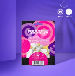 PODODISC Lime rotonde dischi Staleks Pro M – grana 180 (50 pz)