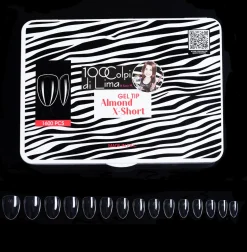 Soft Gel Tip Almond X-Short (1.600 pz)