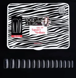 Soft Gel Tip Square Medium (800 pz)